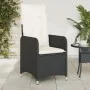 Garten-Liegesessel mit schwarzen Kissen aus synthetischem Rattan von , Gartenstühle - Ref: Foro24-365680, Preis: 136,29 €, Ra...