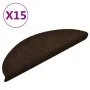 Selbstklebende Stufenmatte 15 Stück 56x17x3 cm braun von vidaXL, Treppenmatten - Ref: Foro24-322350, Preis: 47,35 €, Rabatt: %
