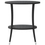 Sillas de jardín reclinables con mesa 2 uds ratán PE negro by , Garden chairs - Ref: Foro24-365705, Price: 279,49 €, Discount: %