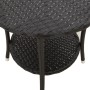 Verstellbare Gartenstühle mit Tisch, 2 Stück, PE-Rattan, Schwarz. von , Gartenstühle - Ref: Foro24-365705, Preis: 279,49 €, R...