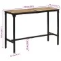 Mesa de bar madera maciza de mango rugoso 150x55x107 cm von , Küchenhocker - Ref: Foro24-358937, Preis: 255,96 €, Rabatt: %