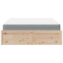 Bed with mattress solid pine wood 160x200 cm by , Beds and slatted bases - Ref: Foro24-3281928, Price: 431,89 €, Discount: %