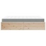 Bed with mattress solid pine wood 160x200 cm by , Beds and slatted bases - Ref: Foro24-3281928, Price: 431,89 €, Discount: %