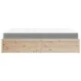 Bed with mattress solid pine wood 160x200 cm by , Beds and slatted bases - Ref: Foro24-3281928, Price: 417,89 €, Discount: %