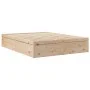 Bed with mattress solid pine wood 160x200 cm by , Beds and slatted bases - Ref: Foro24-3281928, Price: 417,89 €, Discount: %