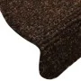 Selbstklebende Stufenmatte 15 Stück 56x17x3 cm braun von vidaXL, Treppenmatten - Ref: Foro24-322350, Preis: 47,35 €, Rabatt: %