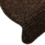 Selbstklebende Stufenmatte 15 Stück 56x17x3 cm braun von vidaXL, Treppenmatten - Ref: Foro24-322350, Preis: 48,47 €, Rabatt: %
