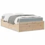 Bed with mattress solid pine wood 120x200 cm by , Beds and slatted bases - Ref: Foro24-3281937, Price: 362,62 €, Discount: %