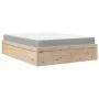 Bed with mattress solid pine wood 120x200 cm by , Beds and slatted bases - Ref: Foro24-3281937, Price: 362,62 €, Discount: %