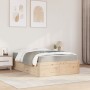 Cama con colchón madera maciza de pino 120x200 cm de , Camas y somieres - Ref: Foro24-3281937, Precio: 375,41 €, Descuento: %