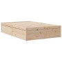 Bed with mattress solid pine wood 120x200 cm by , Beds and slatted bases - Ref: Foro24-3281937, Price: 375,41 €, Discount: %