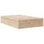 Bed with mattress solid pine wood 120x200 cm by , Beds and slatted bases - Ref: Foro24-3281937, Price: 362,62 €, Discount: %