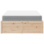 Cama con colchón madera maciza de pino 120x200 cm de , Camas y somieres - Ref: Foro24-3281937, Precio: 375,41 €, Descuento: %