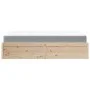 Bed with mattress solid pine wood 120x200 cm by , Beds and slatted bases - Ref: Foro24-3281937, Price: 362,62 €, Discount: %