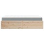Cama con colchón madera maciza de pino 120x200 cm de , Camas y somieres - Ref: Foro24-3281937, Precio: 375,41 €, Descuento: %