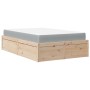 Cama con colchón madera maciza de pino 120x200 cm de , Camas y somieres - Ref: Foro24-3281937, Precio: 375,41 €, Descuento: %