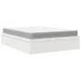 Bed with mattress solid pine wood white140x200 cm by , Beds and slatted bases - Ref: Foro24-3281935, Price: 401,13 €, Discoun...