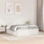 Bed with mattress solid pine wood white140x200 cm by , Beds and slatted bases - Ref: Foro24-3281935, Price: 401,13 €, Discoun...