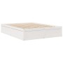 Bed with mattress solid pine wood white140x200 cm by , Beds and slatted bases - Ref: Foro24-3281935, Price: 406,39 €, Discoun...