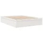 Bed with mattress solid pine wood white140x200 cm by , Beds and slatted bases - Ref: Foro24-3281935, Price: 401,13 €, Discoun...