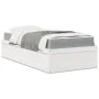 Bed with mattress solid pine wood white 90x190 cm by , Beds and slatted bases - Ref: Foro24-3281956, Price: 264,11 €, Discoun...