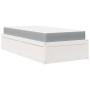 Cama con colchón madera maciza de pino blanco 90x190 cm de , Camas y somieres - Ref: Foro24-3281956, Precio: 271,84 €, Descue...