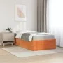 Bed with mattress in waxed brown pine solid wood 100x200 cm by , Beds and slatted bases - Ref: Foro24-3281942, Price: 307,64 ...