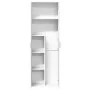 Hoher Schrank aus weißem Ingenieurholz 60x35x180 cm von , Schließfächer und Lagerschränke - Ref: Foro24-3276665, Preis: 161,8...