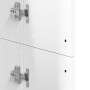 Hoher Schrank aus weißem Ingenieurholz 60x35x180 cm von , Schließfächer und Lagerschränke - Ref: Foro24-3276665, Preis: 164,6...