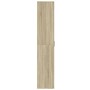 Hoher Schrank aus Sonoma-Eiche-Optik Spanplatte 60x35x180 cm von , Schließfächer und Lagerschränke - Ref: Foro24-3276667, Pre...