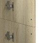 Hoher Schrank aus Sonoma-Eiche-Optik Spanplatte 60x35x180 cm von , Schließfächer und Lagerschränke - Ref: Foro24-3276667, Pre...