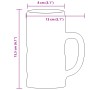 Jarras de cerveza con asa 6 unidades 500 ml by , Cups and bowls - Ref: Foro24-4005746, Price: 37,06 €, Discount: %