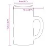 Jarras de cerveza con asa 6 unidades 500 ml by , Cups and bowls - Ref: Foro24-4005746, Price: 38,66 €, Discount: %