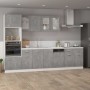 Graue Betonsperrholz-Spülmaschinenverkleidung 45x3x67 cm. von , Küchenschränke - Ref: Foro24-802558, Preis: 21,95 €, Rabatt: %