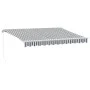Toldo retráctil manual con LED antracita y blanco 350x250 cm by , Awnings - Ref: Foro24-3215782, Price: 267,65 €, Discount: %