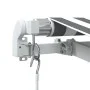 Toldo retráctil manual con LED antracita y blanco 350x250 cm by , Awnings - Ref: Foro24-3215782, Price: 267,65 €, Discount: %