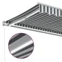 Toldo retráctil manual con LED antracita y blanco 350x250 cm by , Awnings - Ref: Foro24-3215782, Price: 267,65 €, Discount: %