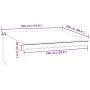 Toldo retráctil manual con LED antracita y blanco 350x250 cm by , Awnings - Ref: Foro24-3215782, Price: 267,65 €, Discount: %
