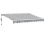 Automatische ausfahrbare Markise in Anthrazitgrau und Weiß, 300x250 cm. von , Markisen - Ref: Foro24-3215780, Preis: 321,52 €...