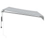 Automatische ausfahrbare Markise in Anthrazitgrau und Weiß, 300x250 cm. von , Markisen - Ref: Foro24-3215780, Preis: 278,15 €...