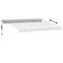 Automatische ausfahrbare Markise in Anthrazitgrau und Weiß, 300x250 cm. von , Markisen - Ref: Foro24-3215780, Preis: 321,52 €...