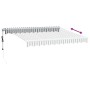 Toldo retráctil automático gris antracita y blanco 300x250 cm by , Awnings - Ref: Foro24-3215780, Price: 278,15 €, Discount: %