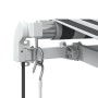Toldo retráctil automático gris antracita y blanco 300x250 cm by , Awnings - Ref: Foro24-3215780, Price: 278,15 €, Discount: %