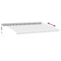 Toldo retráctil automático luz LED antracita blanco 500x300 cm by , Awnings - Ref: Foro24-3215789, Price: 689,95 €, Discount: %