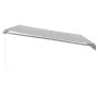Toldo retráctil manual gris antracita y blanco 450x350 cm by , Awnings - Ref: Foro24-3215796, Price: 379,26 €, Discount: %