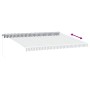 Toldo retráctil manual gris antracita y blanco 450x350 cm von , Markisen - Ref: Foro24-3215796, Preis: 386,78 €, Rabatt: %