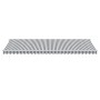 Toldo retráctil automático gris antracita y blanco 600x350 cm by , Awnings - Ref: Foro24-3215806, Price: 744,72 €, Discount: %