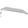 Toldo retráctil automático gris antracita y blanco 600x350 cm by , Awnings - Ref: Foro24-3215806, Price: 744,72 €, Discount: %