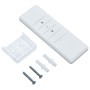 Toldo retráctil automático gris antracita y blanco 600x350 cm by , Awnings - Ref: Foro24-3215806, Price: 744,72 €, Discount: %