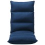 Folding blue fabric floor lounger by , Floor chairs - Ref: Foro24-325239, Price: 116,83 €, Discount: %